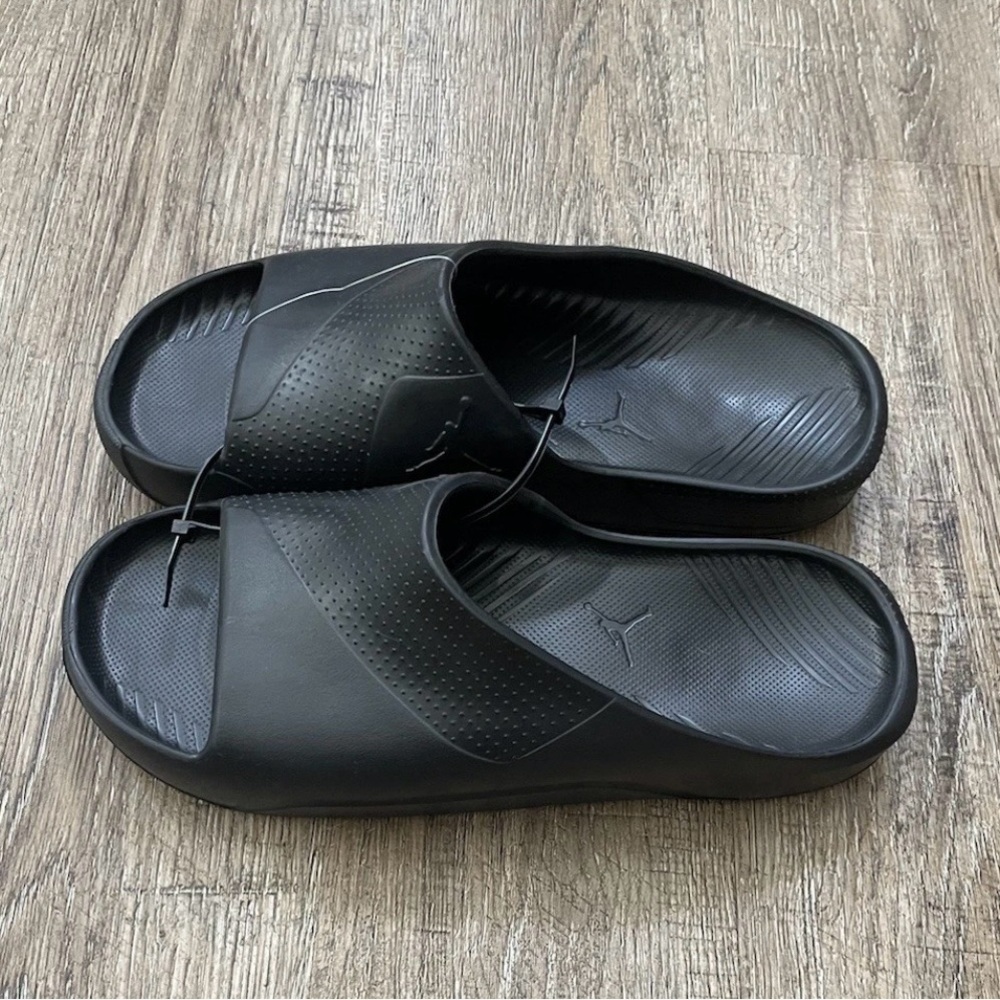 Nike Air Jordan Mens Post Slide Sandals Black Sz 12 DX5575-001